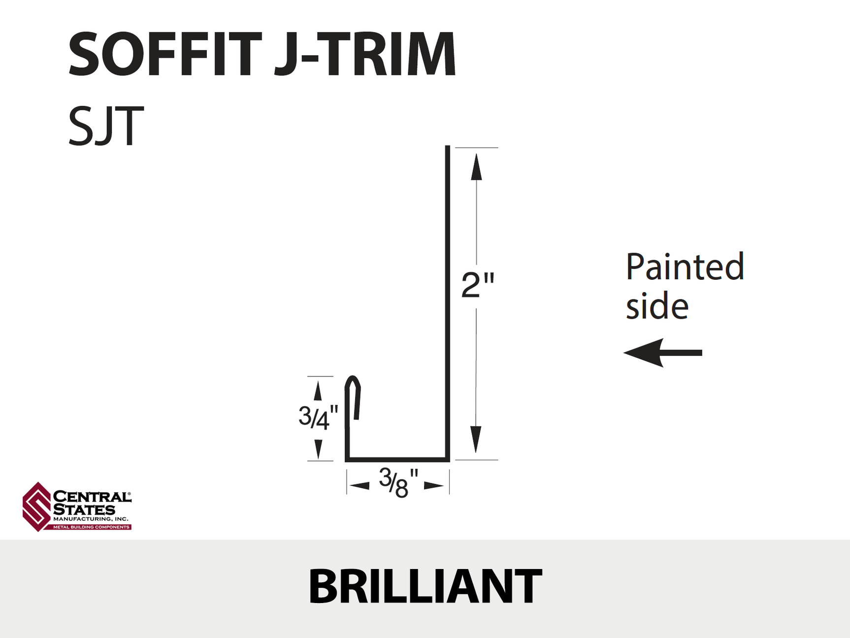 Soffit J-Channel