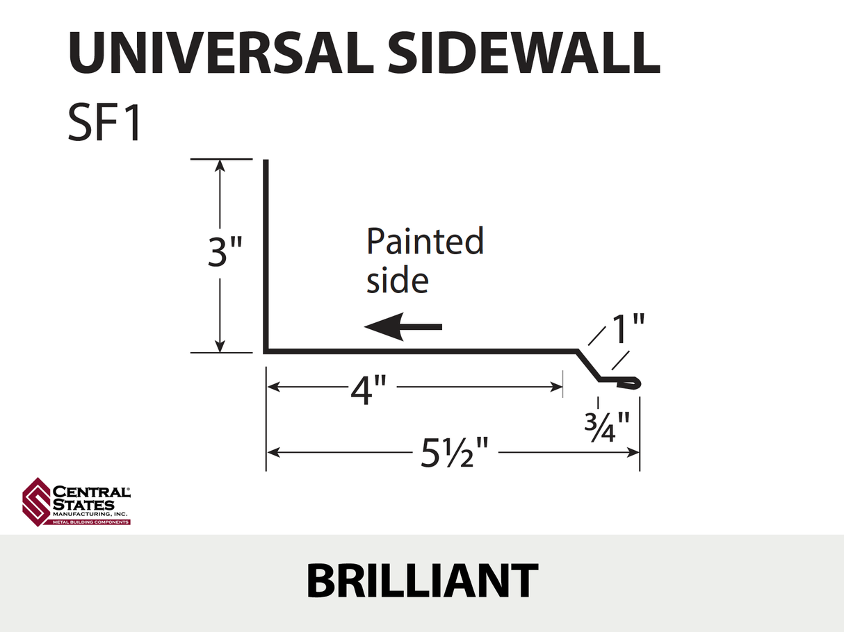 Universal Sidewall 10'2" - 29 ga.