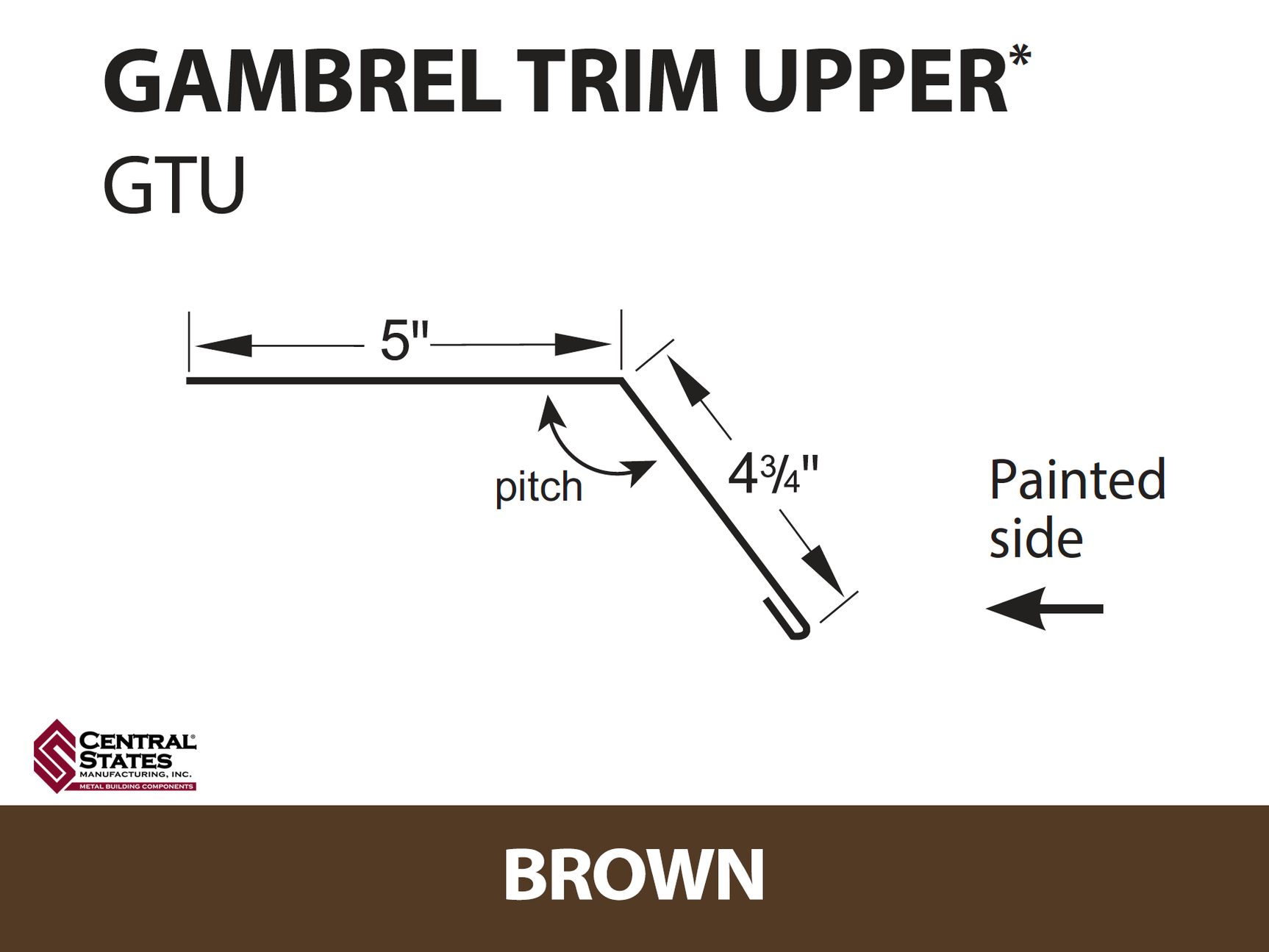 Gambrel Trim Upper