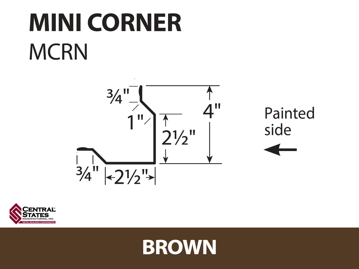 Mini Corner 10'2" - 29 ga.