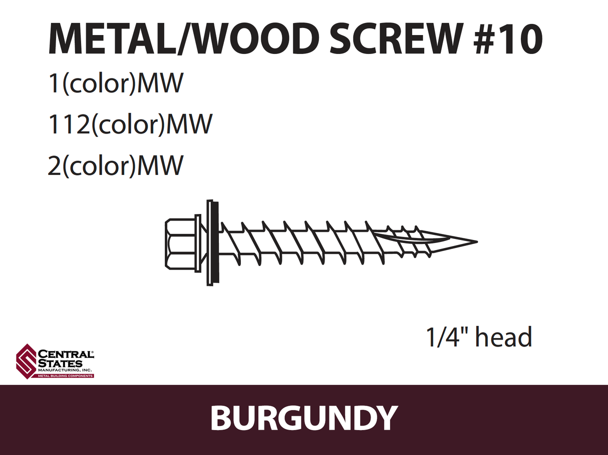 #10 Wood Screw - 250 qty