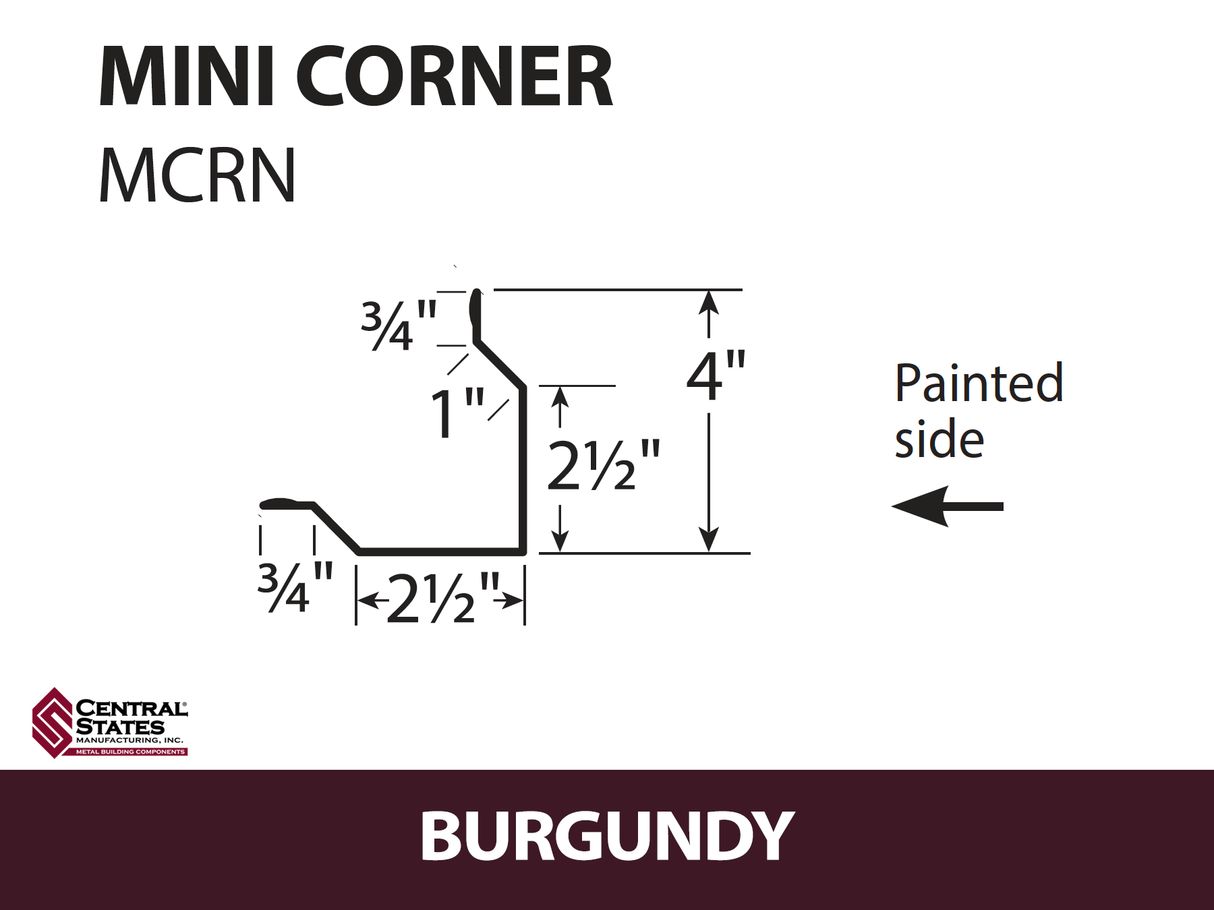 Mini Corner 10'2" - 29 ga.