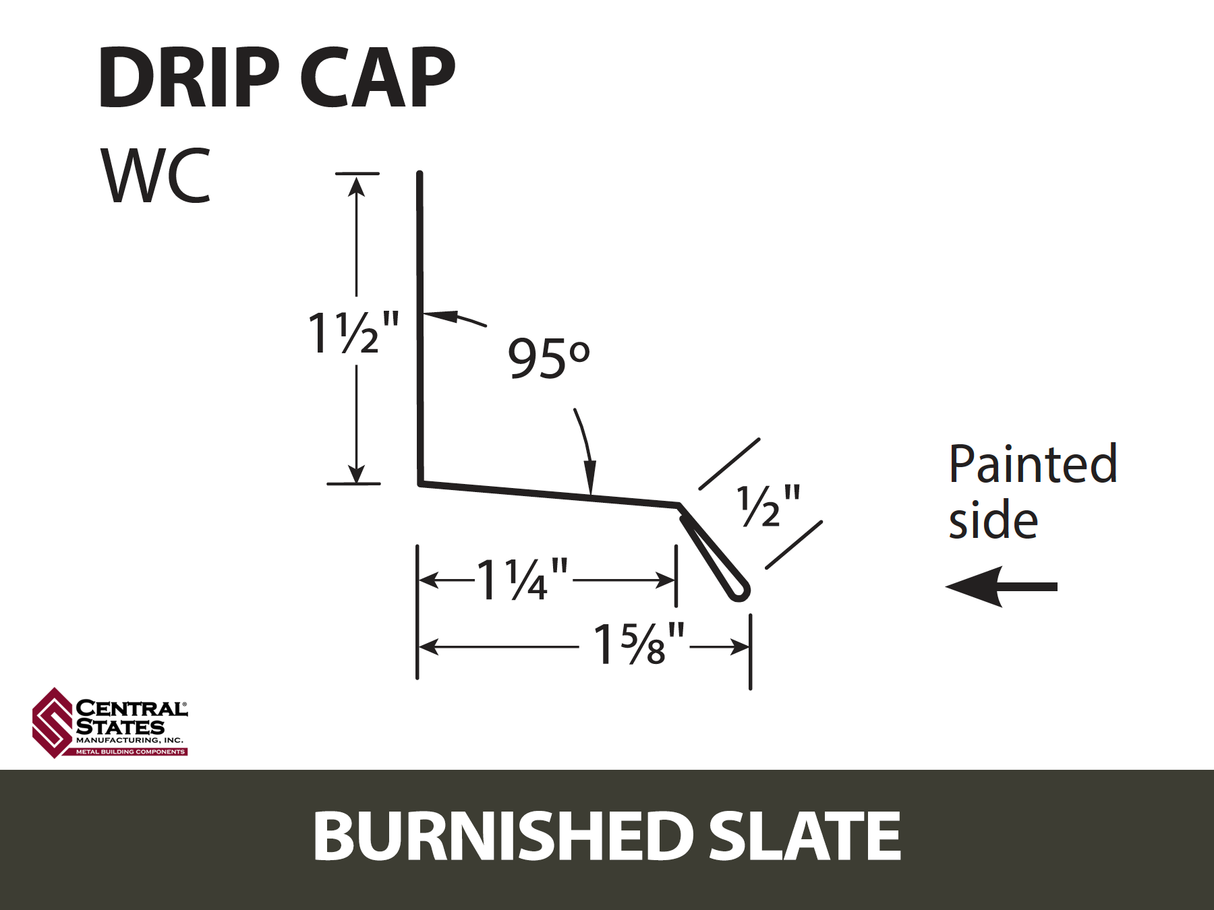Window Drip Cap 10'2" - 29 ga.