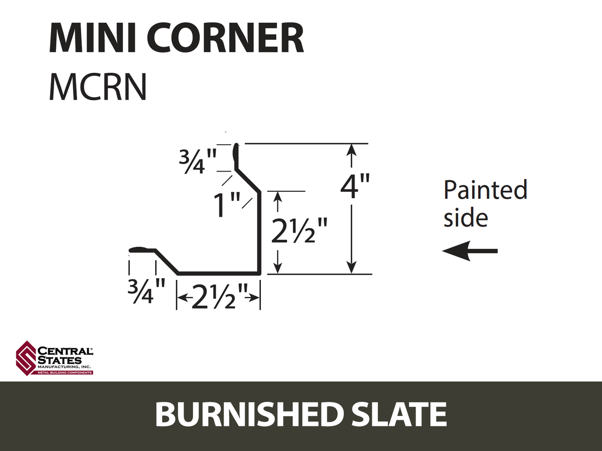 Mini Corner 10'2" - 29 ga.