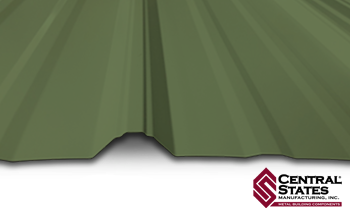 Prime 29 ga. Lifetime Panel-Loc Plus™ Ribbed Metal Panel (Various Colors)