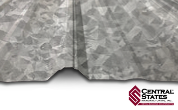 29 ga. Bare Galvalume Panel-Loc Plus™ Ribbed Metal Panel - Custom Lengths
