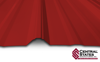 Textured Prime 29 ga. Lifetime Panel-Loc Plus™ Ribbed Metal Panel (Various Colors)