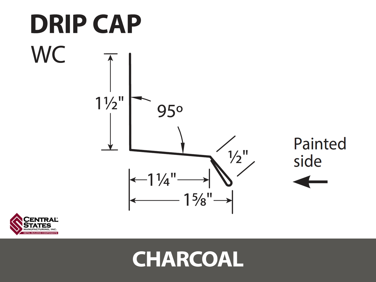 Window Drip Cap 10'2" - 29 ga.