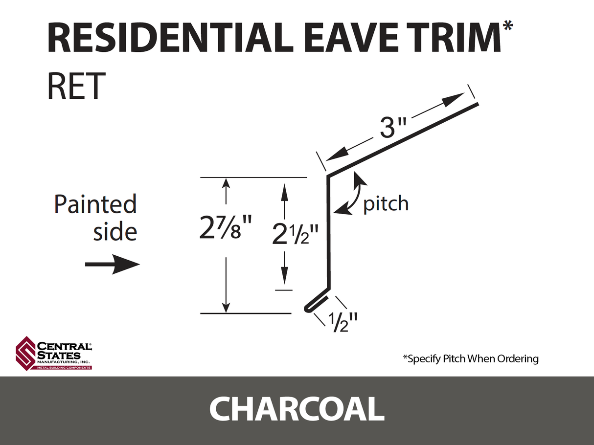 Residential Eave 10'2" - 29 ga.