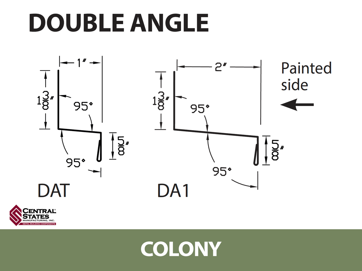 Double Angle 10'2" - 29 ga.