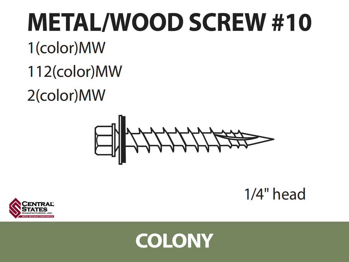 #10 Wood Screw - 250 qty
