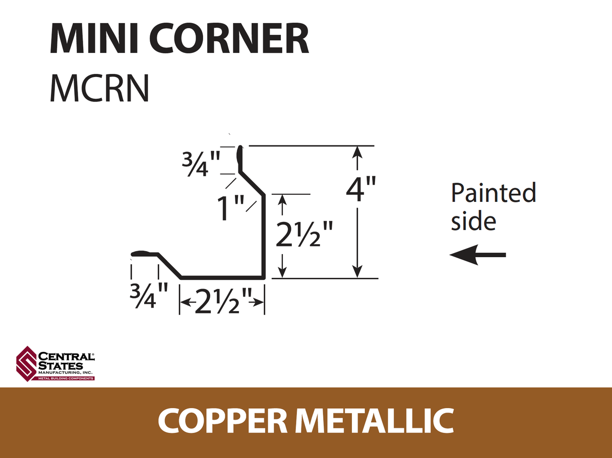 Mini Corner 10'2" - 29 ga.