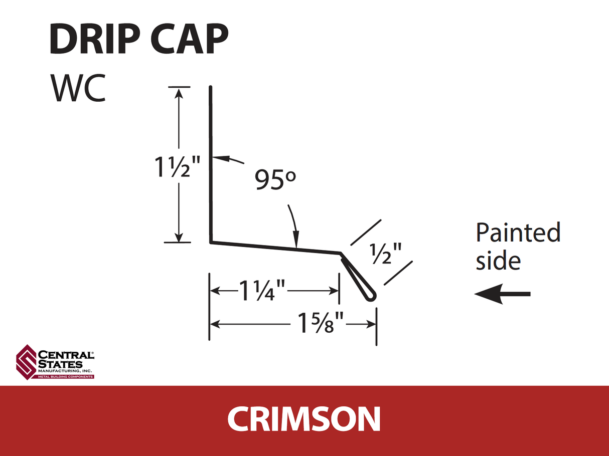 Window Drip Cap 10'2" - 29 ga.