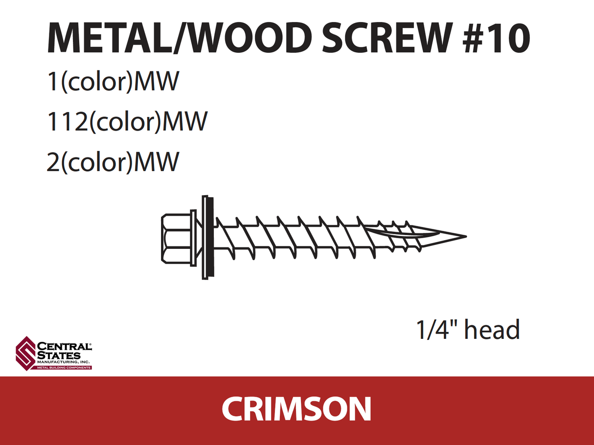 #10 Wood Screw - 250 qty