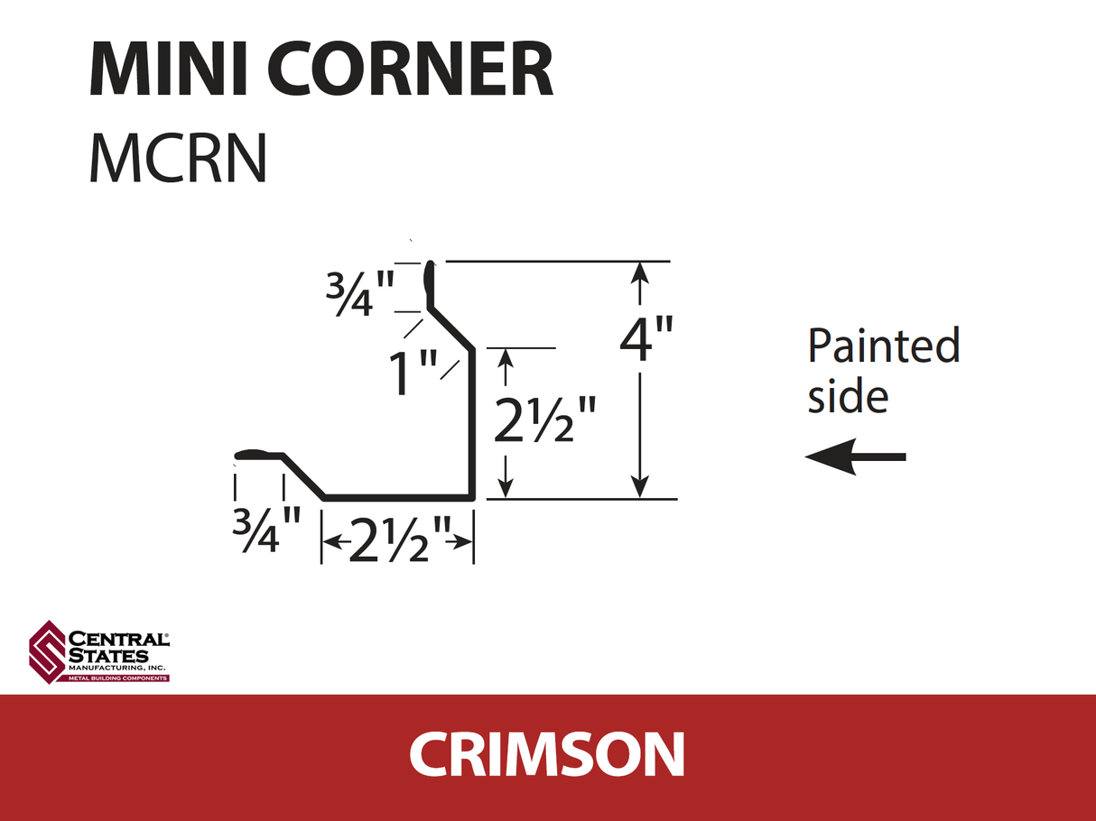 Mini Corner 10'2" - 29 ga.
