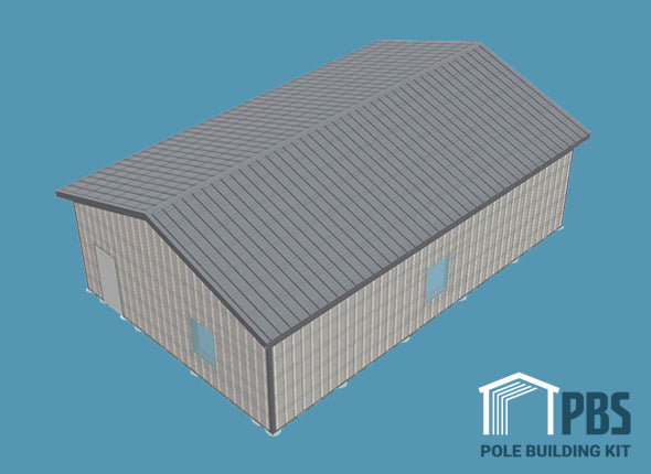Pole Building Exterior Kit - 26x40x11 (METAL ONLY)