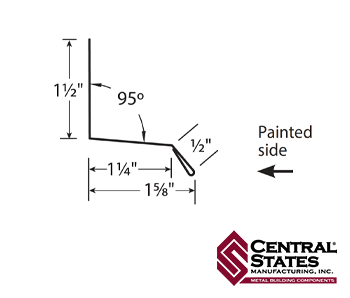 Window Drip Cap 10'2" - 29 ga.