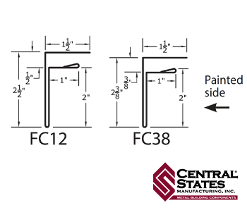 F-Channel 10'2" - 29 ga.