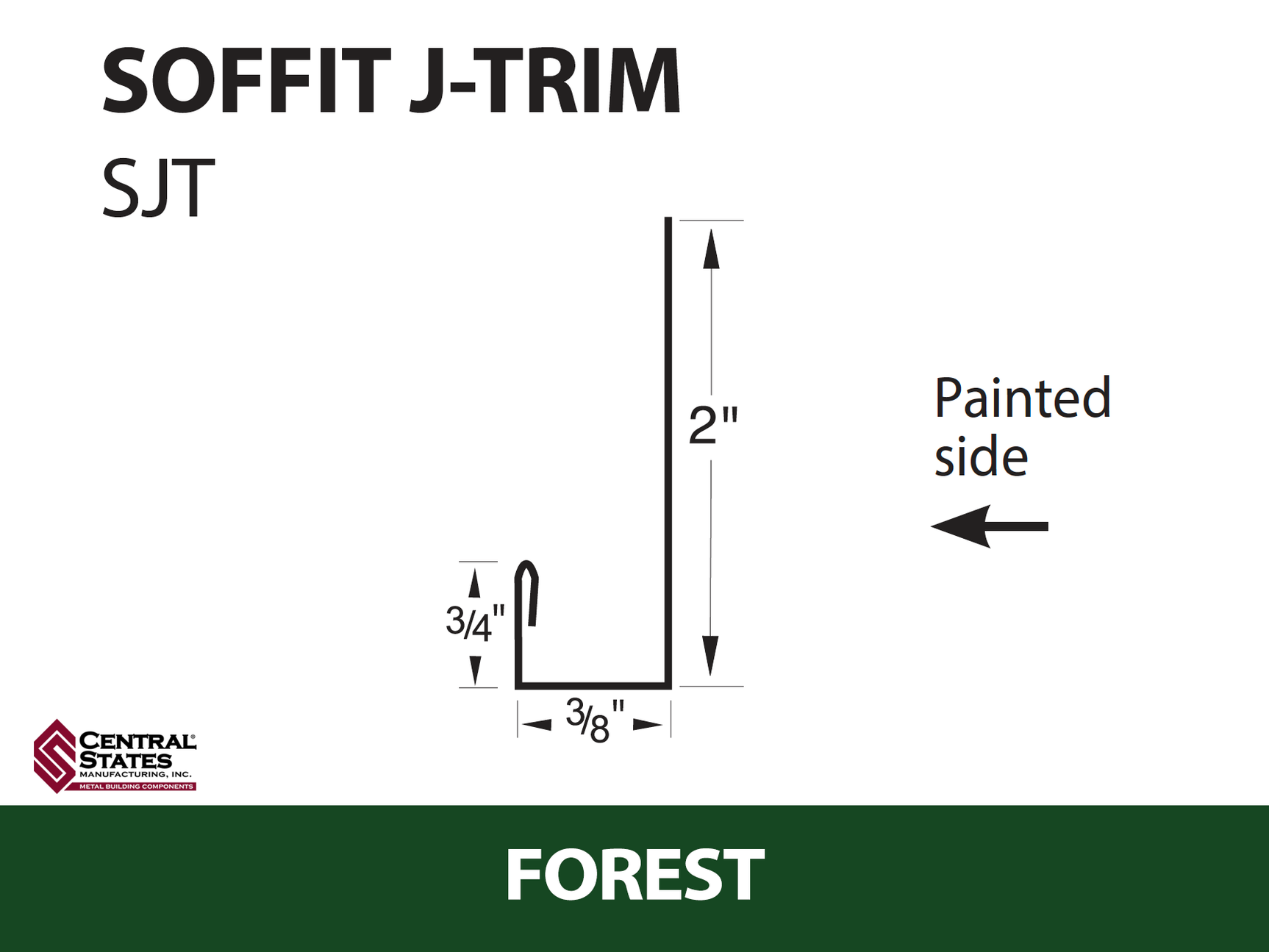 Soffit J-Channel