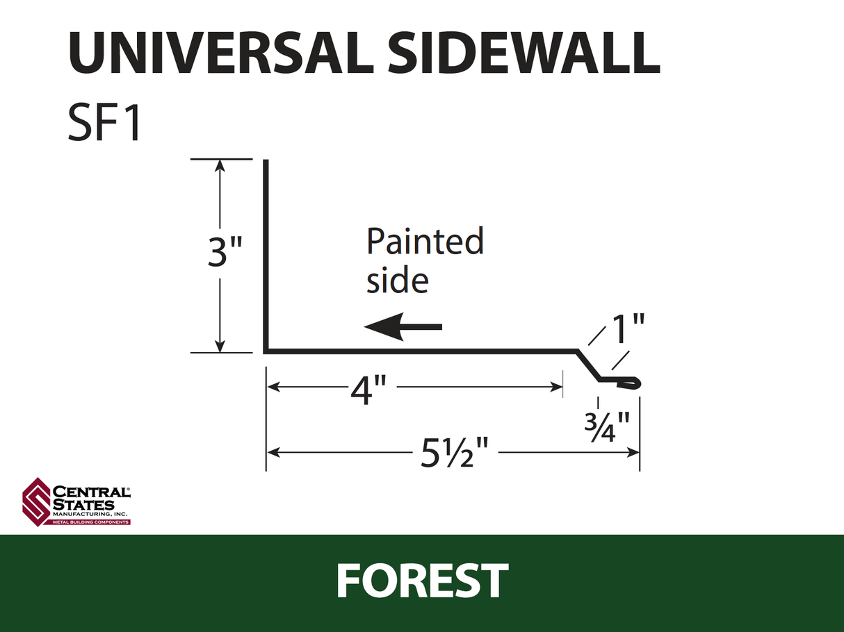 Universal Sidewall 10'2" - 29 ga.