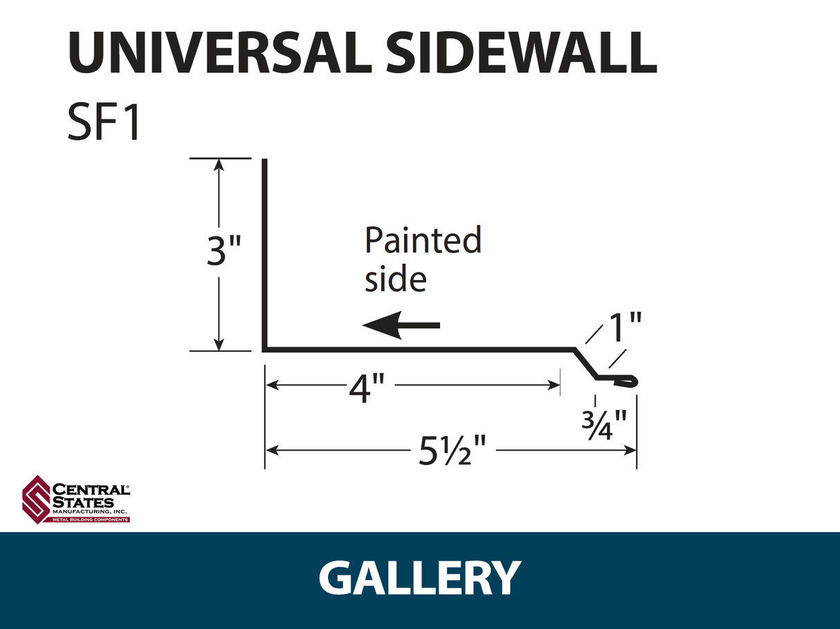 Universal Sidewall 10'2" - 29 ga.
