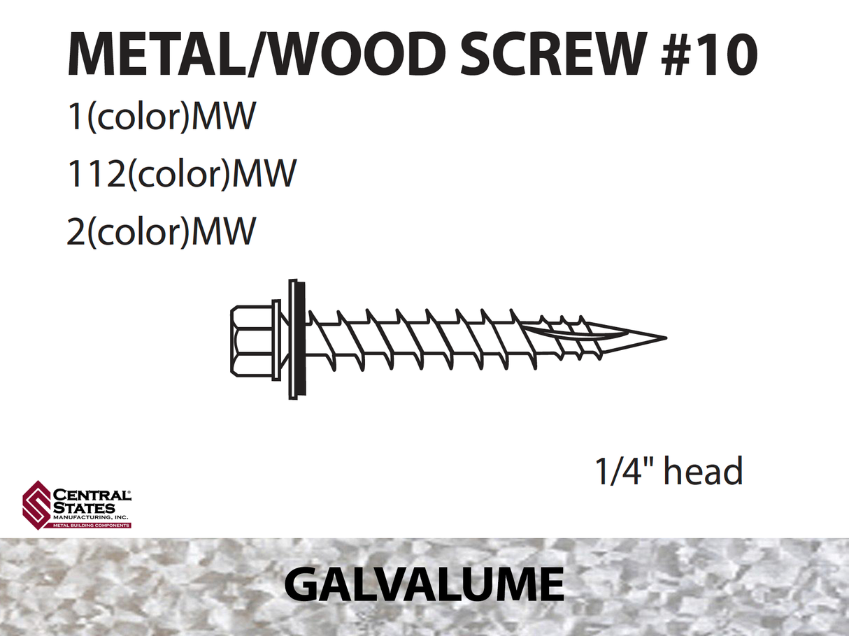 #10 Wood Screw - 250 qty