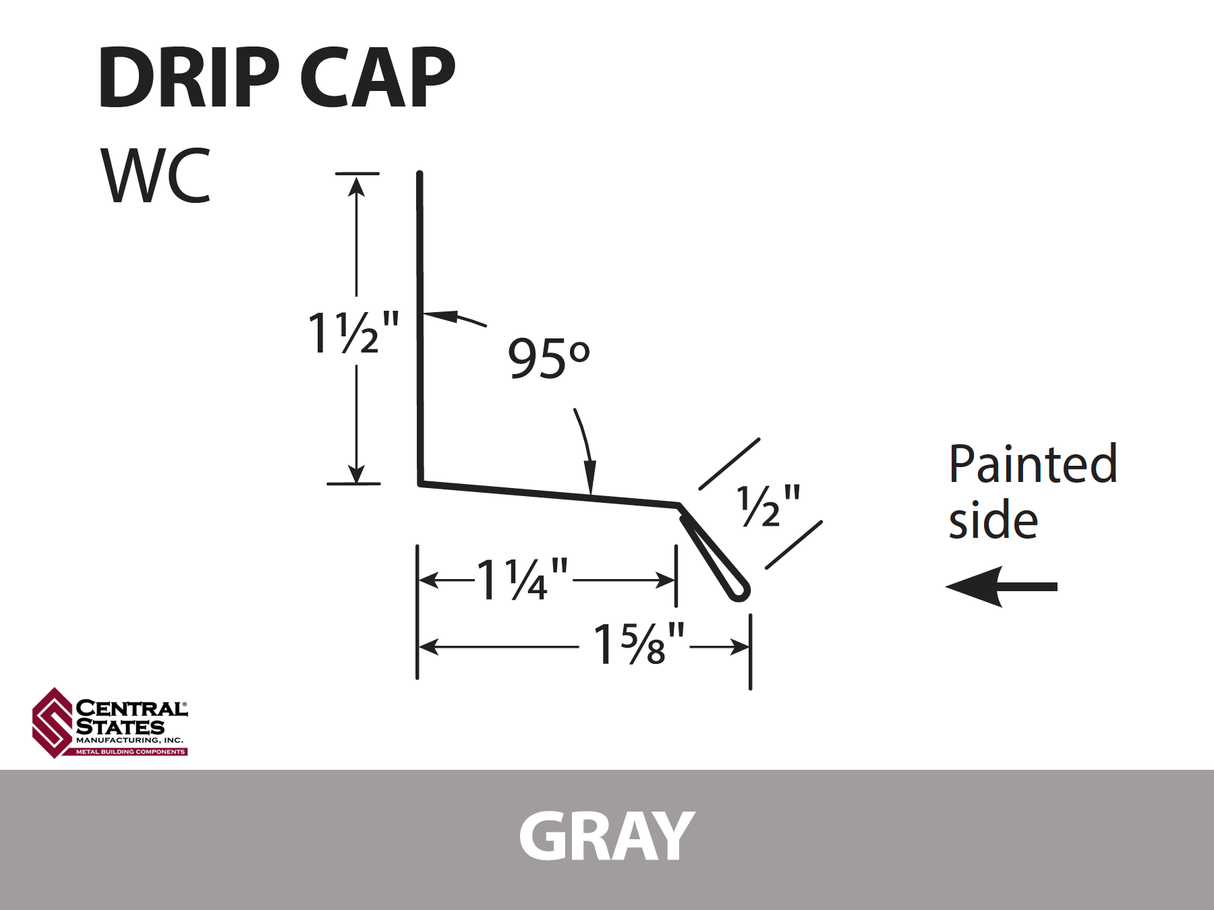 Window Drip Cap 10'2" - 29 ga.