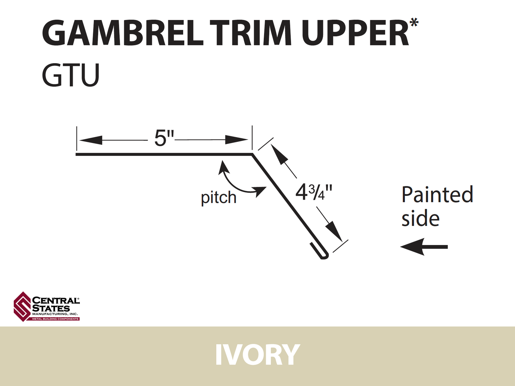 Gambrel Trim Upper