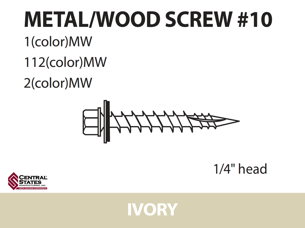 #10 Wood Screw - 250 qty