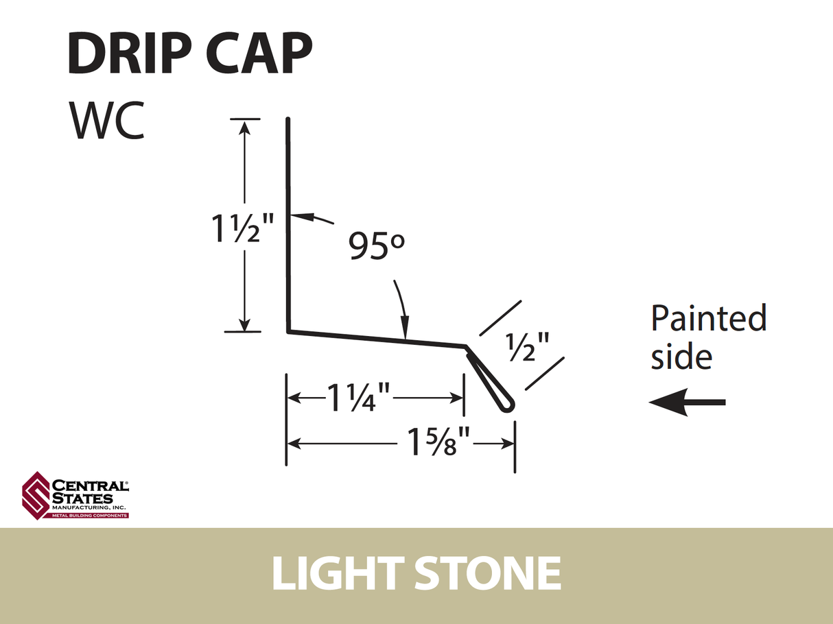 Window Drip Cap 10'2" - 29 ga.