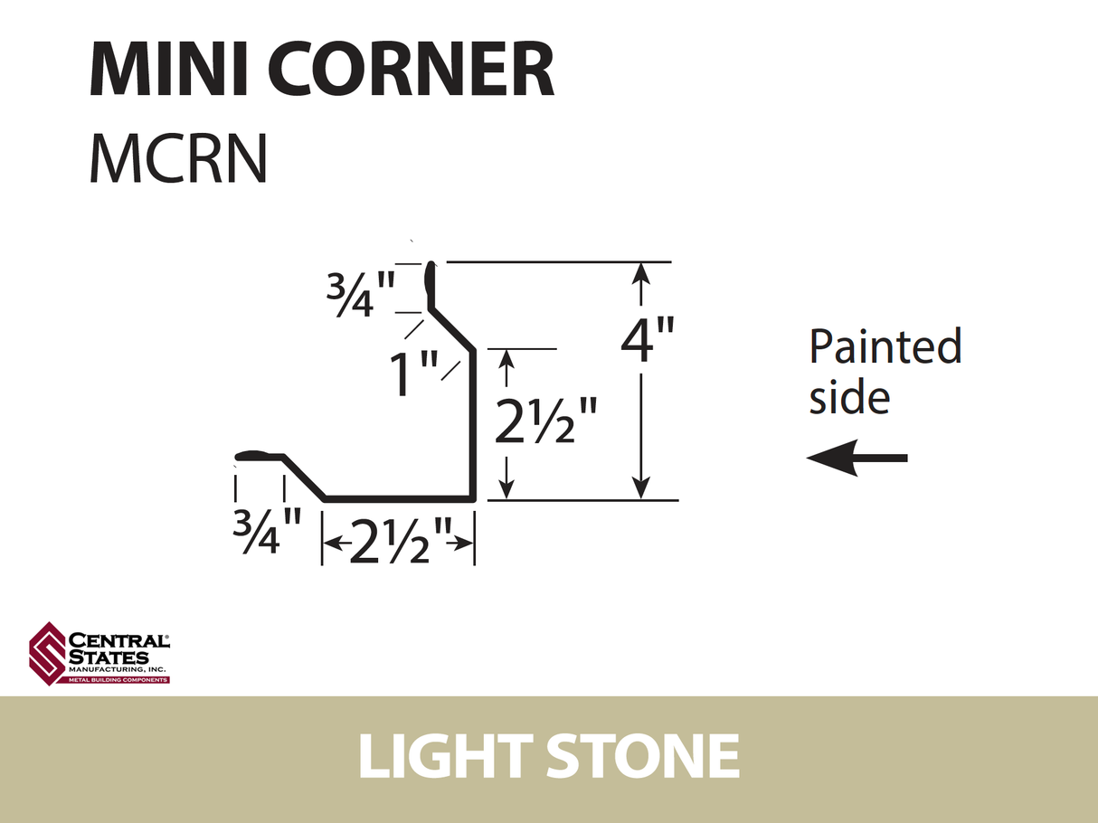 Mini Corner 10'2" - 29 ga.