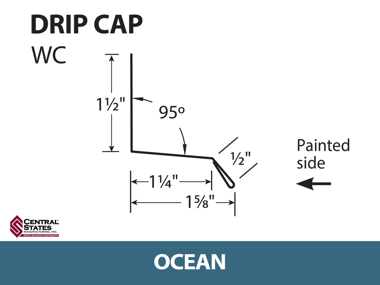 Window Drip Cap 10'2" - 29 ga.