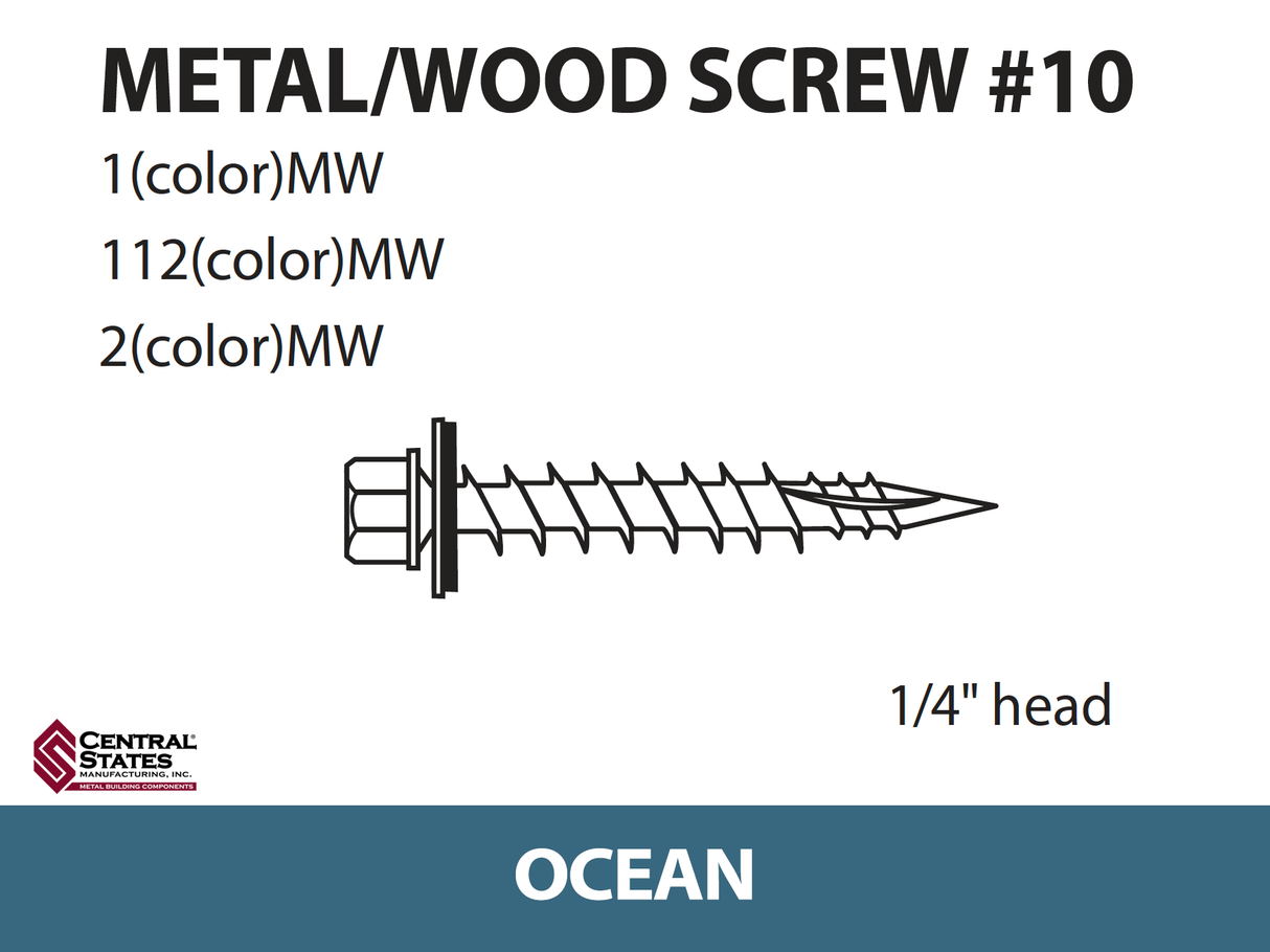 #10 Wood Screw - 250 qty