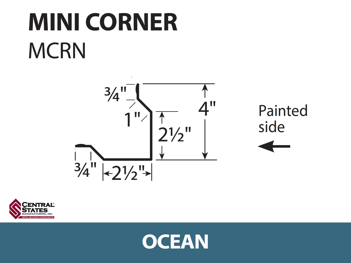 Mini Corner 10'2" - 29 ga.