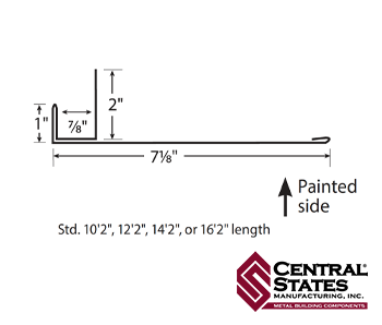 Overhead Door Trim (Various Lengths) - 29 ga.