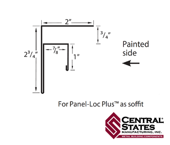 Panel-Loc Plus™ C&T Trim 10'2" - 29 ga.