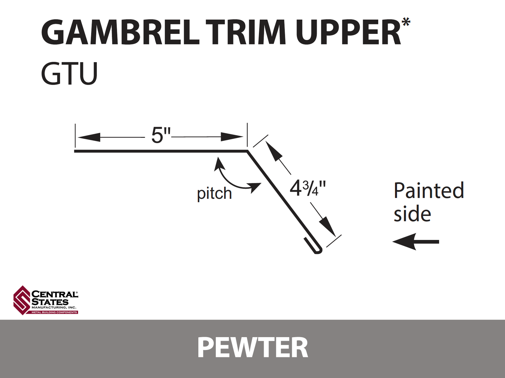 Gambrel Trim Upper