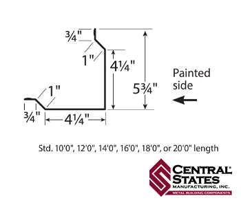 Rake & Corner - 29 ga. - (10', 12', 14', 16', 18', 20')