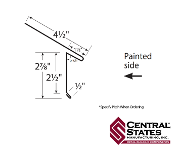 Residential Drip Edge 10'2" - 29 ga.