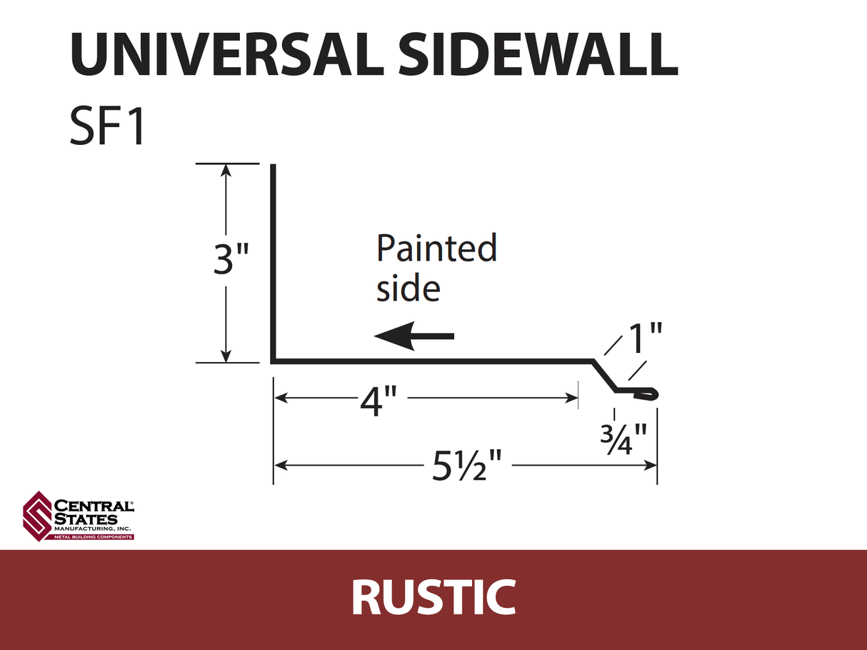 Universal Sidewall 10'2" - 29 ga.