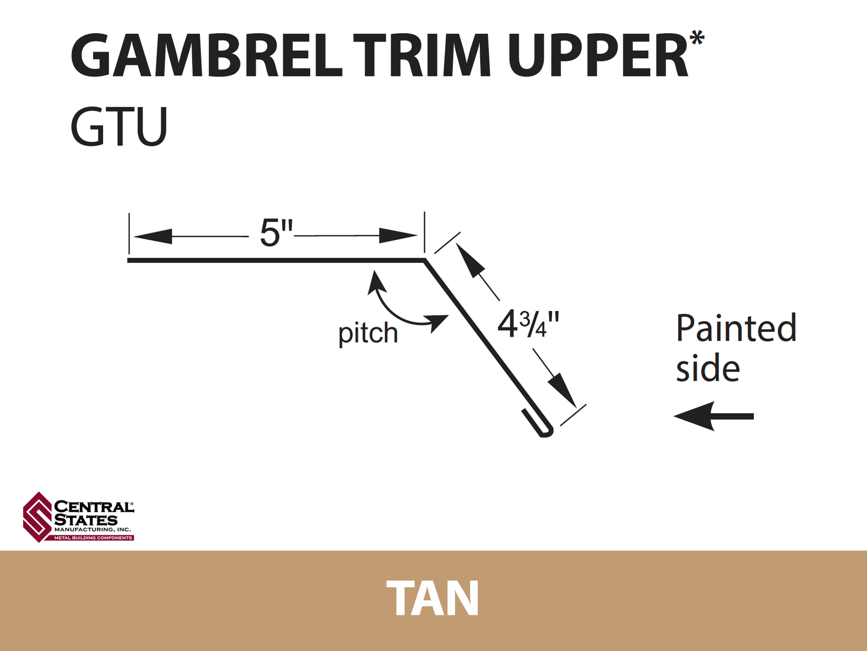 Gambrel Trim Upper