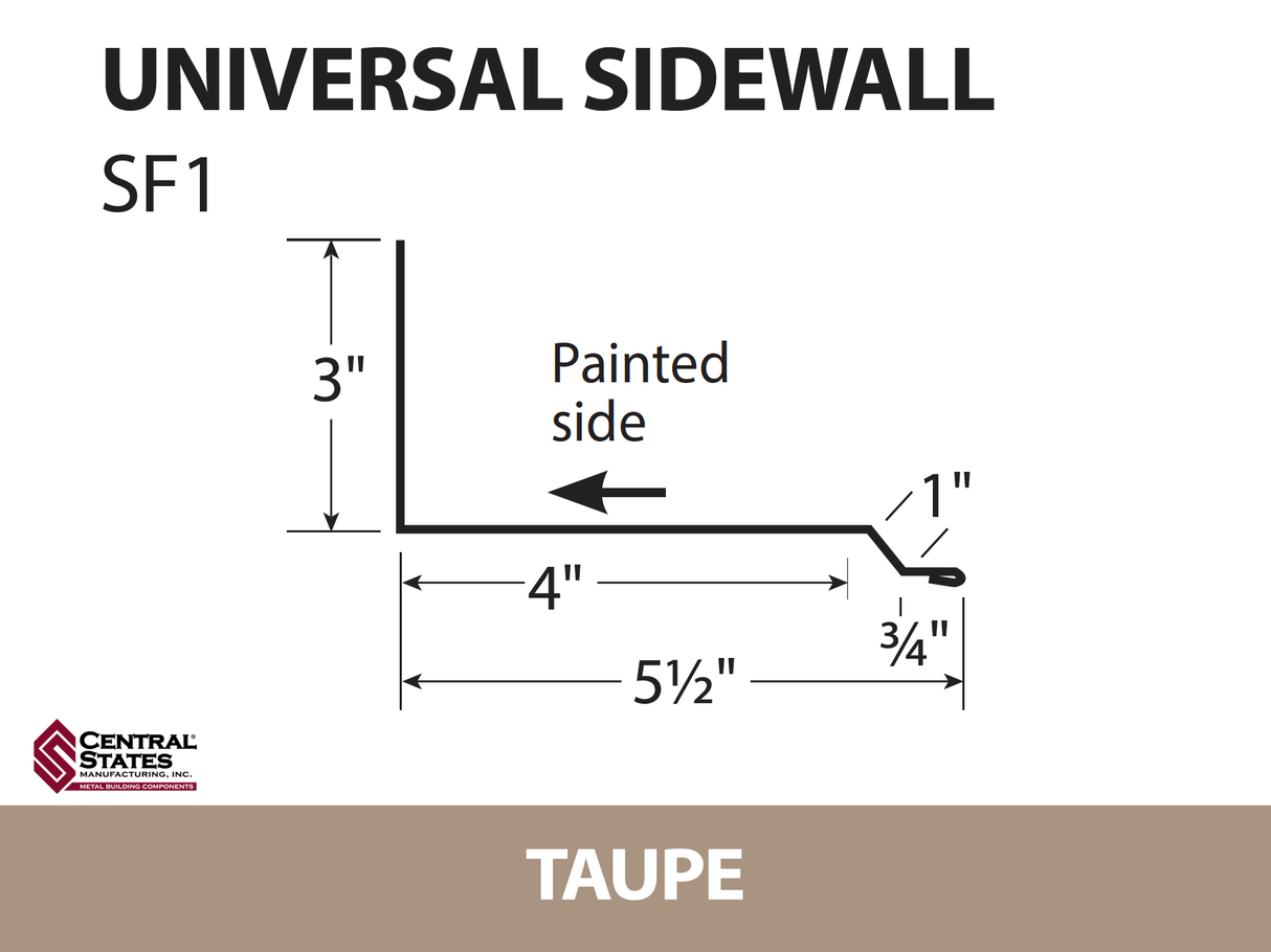 Universal Sidewall 10'2" - 29 ga.