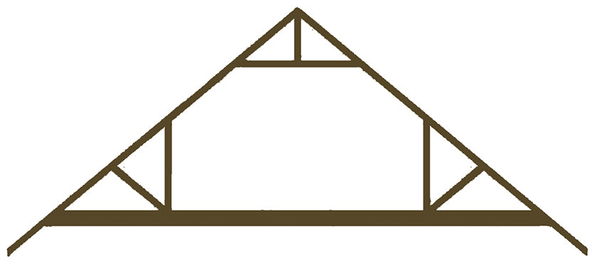Attic Truss - 8/12 (Various Sizes)