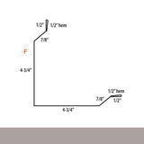 MasterRib® Outside Corner Trim - 29 ga. - 10'2"