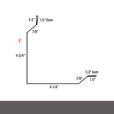 MasterRib® Outside Corner Trim - 29 ga. - 10'2"