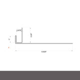 MasterRib® Overhead Door Trim
