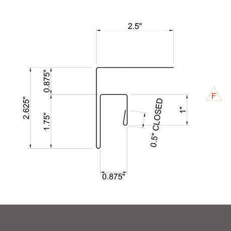 MasterRib® F and J Trim - 29 ga. - 10'2''