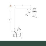 MasterRib® Post Frame Rake Trim (Gable Trim) - 29 ga. - 10'2"