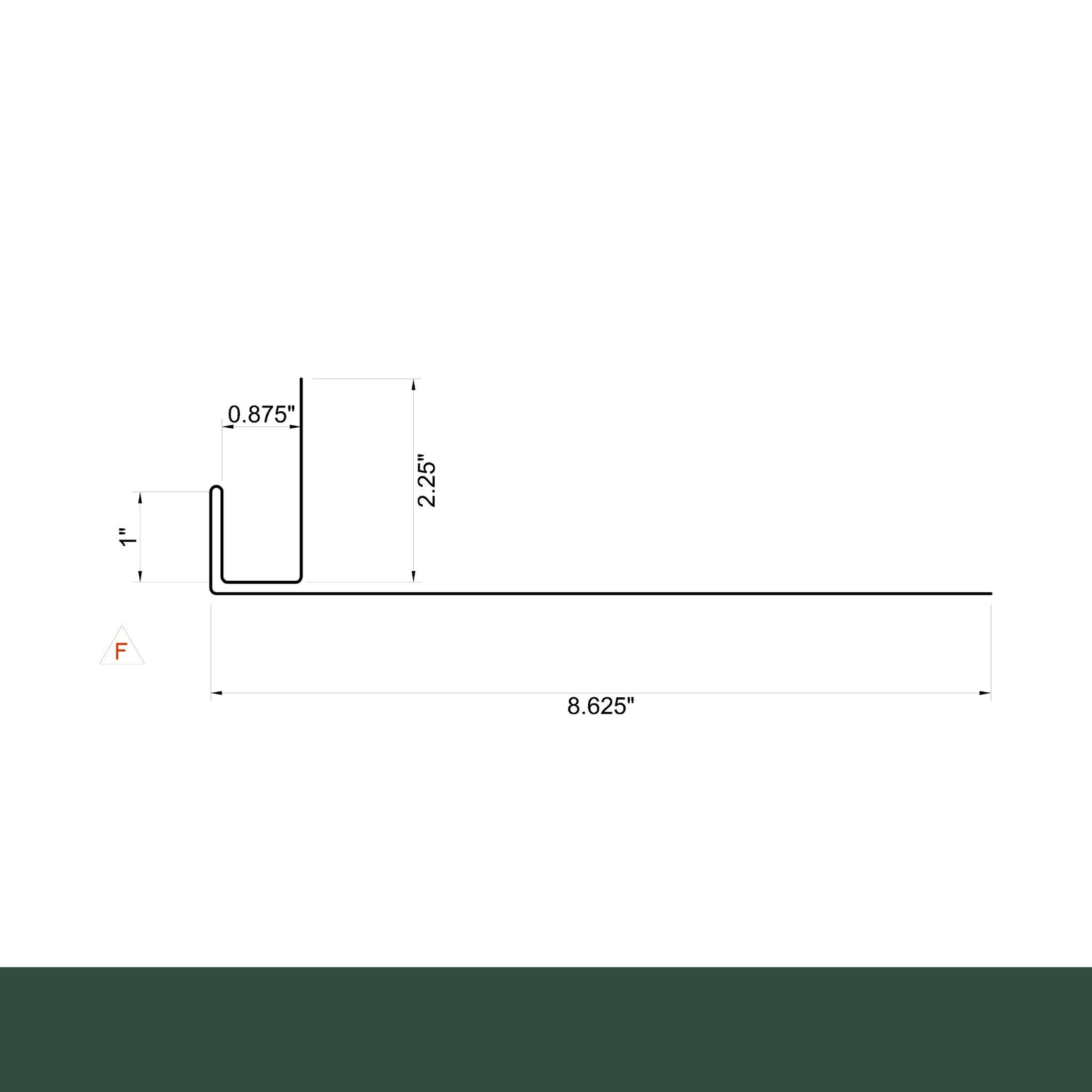 MasterRib® Overhead Door Trim