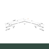 MasterRib® Ridge Cap - 29 ga. - 10'6"